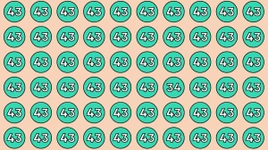 Brain Teaser: Can You Spot the Number 34 in Under 6 Seconds?