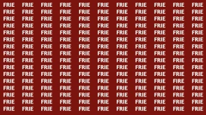Brain Teaser: Can You Spot the Word 'Fire' in 5 Seconds?