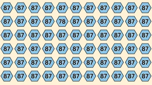 Brain Teaser: Challenge Yourself to Find Number 78 in 5 Seconds