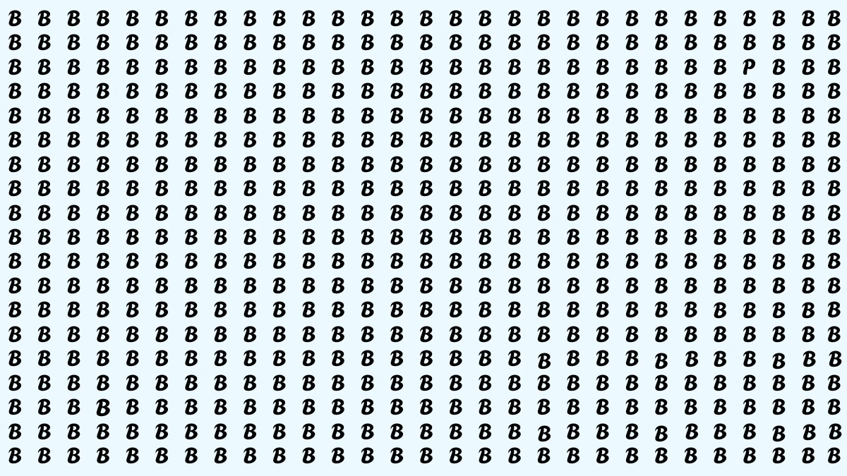 Brain Teaser: Challenge Yourself to Find the Letter P in 6 Seconds