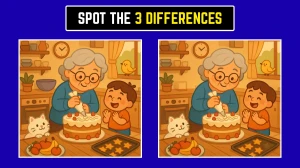 Brain Teaser: Spot the 3 Hidden Differences in Under 8 Seconds