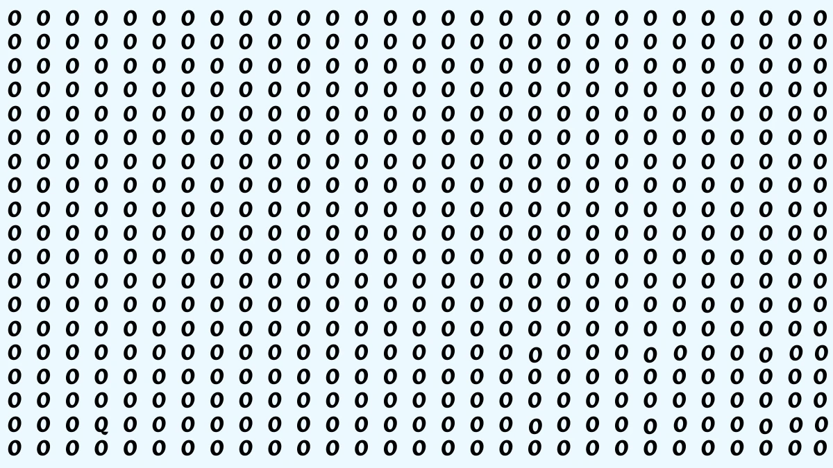 Brain Teaser: Spot the Hidden Q Among O in 5 Seconds