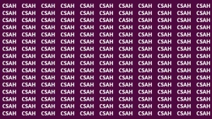 Brain Teaser: Spot the Word 'CASH' Before Time Runs Out!