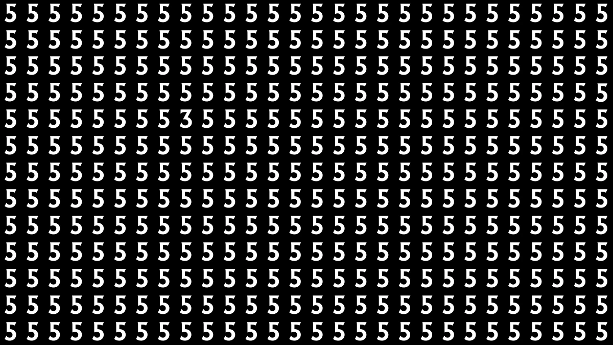 Optical Illusion: Can You Find the Hidden Number 3 in 5 Seconds? Optical Illusion: Can You Find the Hidden Number 3 in 5 Seconds?