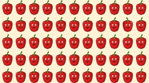 Optical Illusion: Can You Find the Odd Capsicum in Under 7 Seconds?