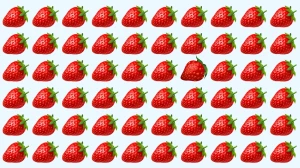 Optical Illusion: Can You Identify the Odd Strawberry in Just 6 Seconds?
