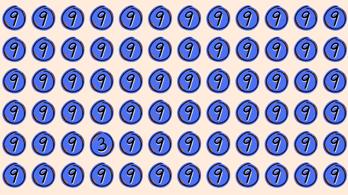 Optical Illusion: Can You Spot the Hidden Number 3 in 5 Seconds?