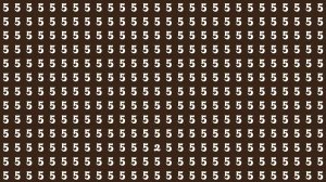 Optical Illusion: Challenge Your Eyes to Find the Number 2 in 5 Seconds