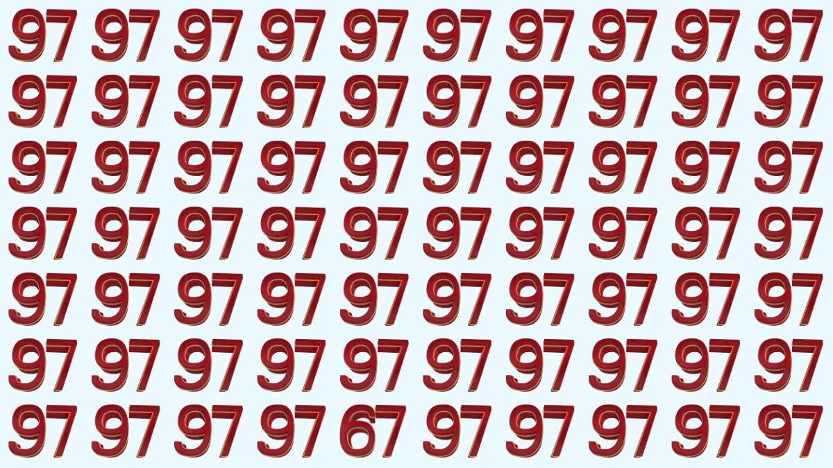 Optical Illusion: Challenge Your Eyes to Find the Number 67 Fast!