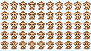 Optical Illusion: Only the Sharpest Eyes Can Discover the Odd Monkey Fast!