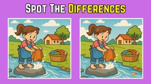 Brain Teaser: Can You Find All 3 Differences in Just 7 Seconds?