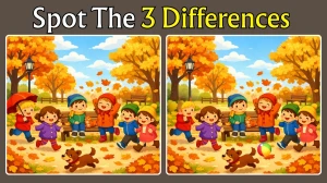 Brain Teaser: Can You Find All 3 Differences in Just 8 Seconds?