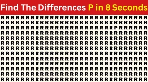 Brain Teaser: Challenge Yourself to Find the Letter P in 8 Seconds