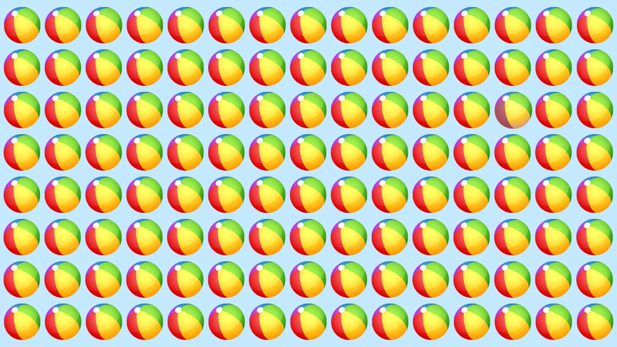 Optical Illusion: Can You Find the Odd Ball in 7 Seconds? Optical Illusion: Can You Find the Odd Ball in 7 Seconds?