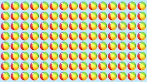 Optical Illusion: Can You Find the Odd Ball in 7 Seconds?