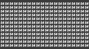 Optical Illusion: Challenge Your Eyes to Find the Number 55 Fast!