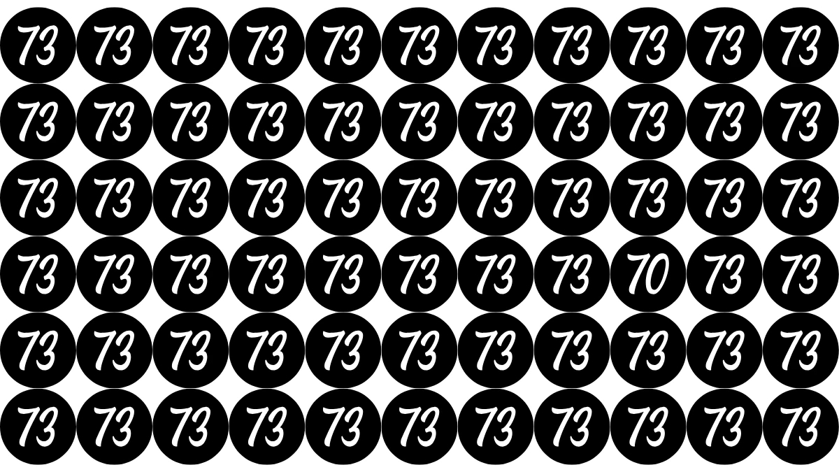 Optical Illusion: Challenge Your Eyes to Find the Number 70 Fast! Optical Illusion: Challenge Your Eyes to Find the Number 70 Fast!