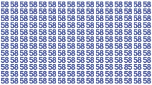 Optical Illusion: Challenge Your Eyes to Find the Number 85 Fast!