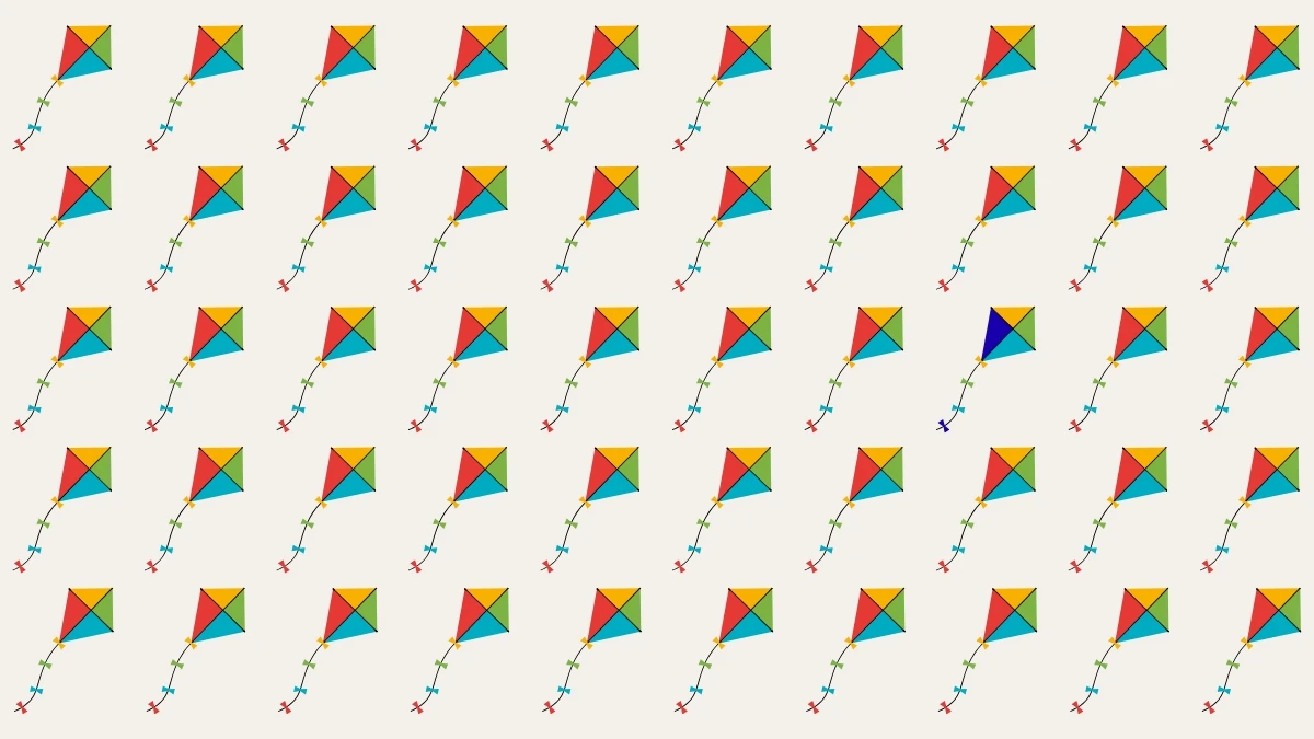 Optical Illusion: Challenge Yourself to Spot the Different Kite in 5 Seconds Optical Illusion: Challenge Yourself to Spot the Different Kite in 5 Seconds