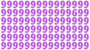 Optical Illusion: Can You Spot the Hidden Number 6 in 5 Seconds?
