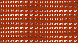 Optical Illusion: Within 5 Seconds Spot The Number 11 and 12 among 21