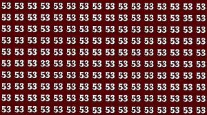 Optical Illusion: Within 6 Seconds Spot The Number 33 and 35 among 53s