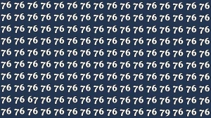 Optical Illusion: Within 6 Seconds Spot The Number 67 and 79 among 76