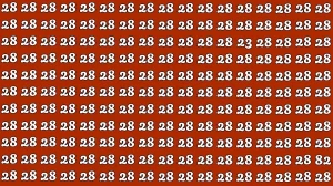 Optical Illusion: Within 7 Seconds Spot The Number 82 and 23 among 28
