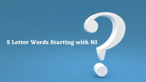 5 Letter Words Starting with NI Wordle Answer