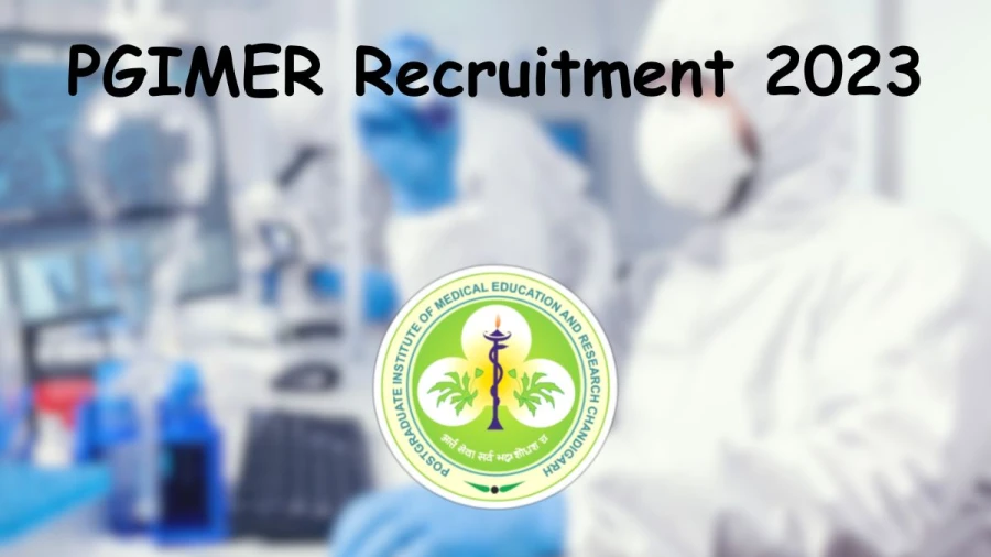 PGIMER Lab Technician cum Field Assistant Recruitment 2023 Application forms available at pgimer.edu.in