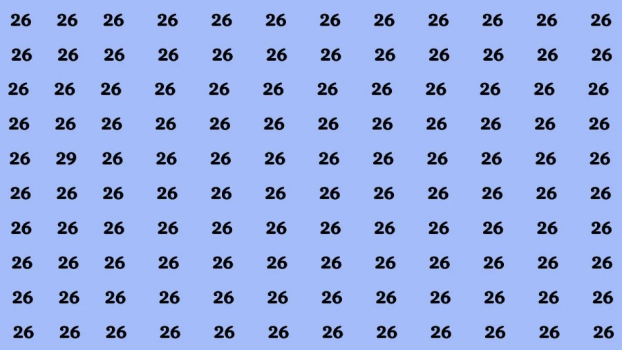 Observation Brain Test: If you have Hawk Eyes Find the Number 4 in 10 Secs  - News