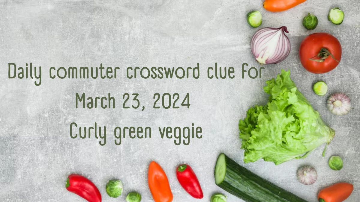 Find the answer to the Daily commuter crossword clue for March 23, 2024: Curly green veggie