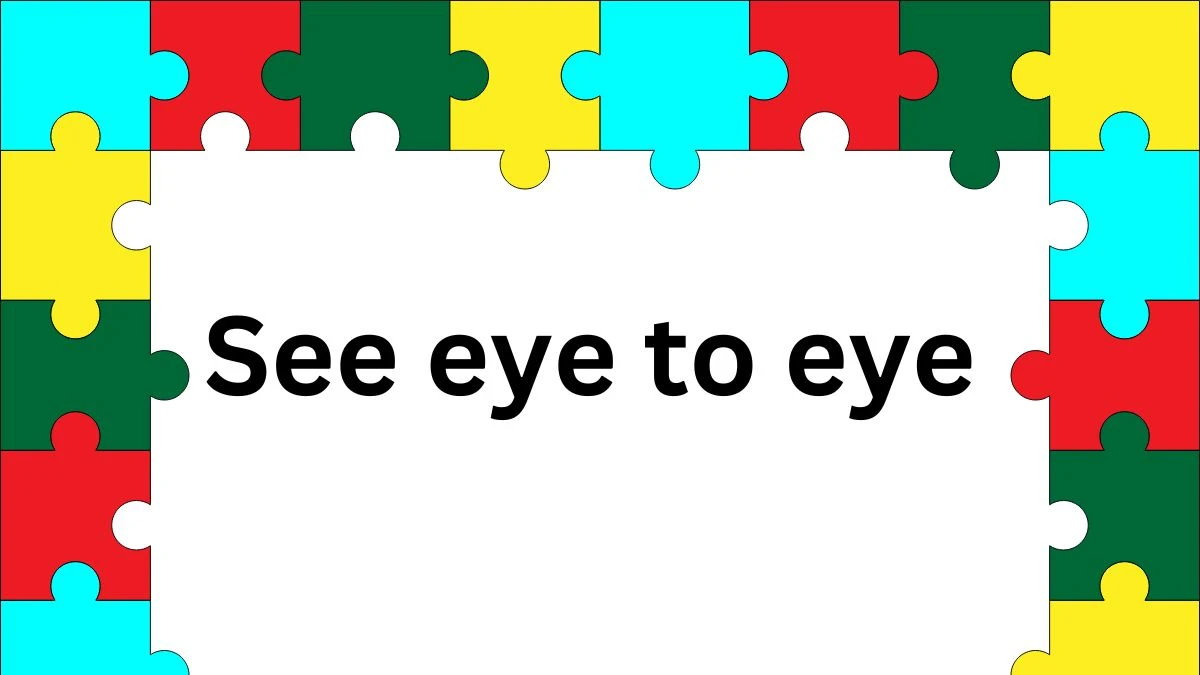 NYT Mini Crossword Clue Answer Today See eye to eye