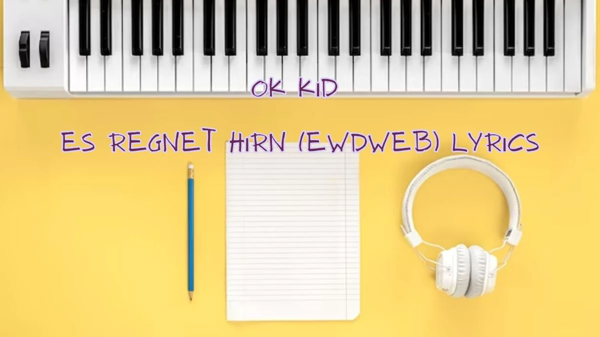 OK KID Es regnet Hirn (EWDWEB) Lyrics know the real meaning of OK KID's Es regnet Hirn (EWDWEB) Song Lyrics