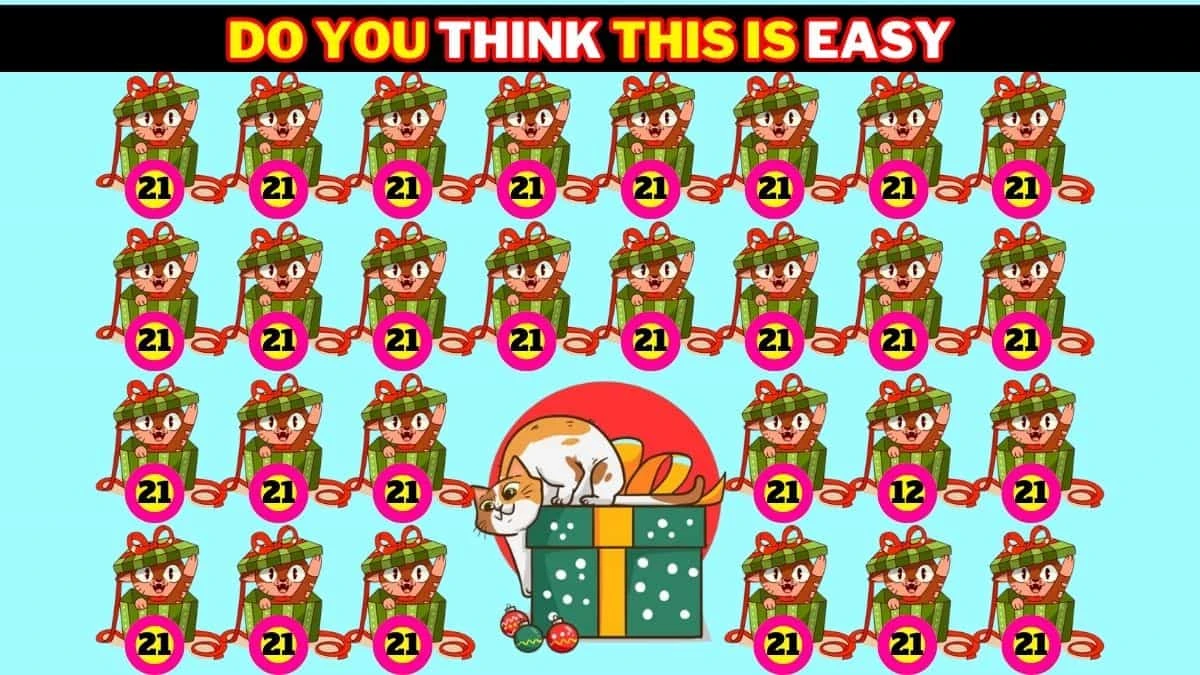 Optical Illusion Brain Challenge: Only 1% Can Spot the Number 12 among 21 in 5 Secs