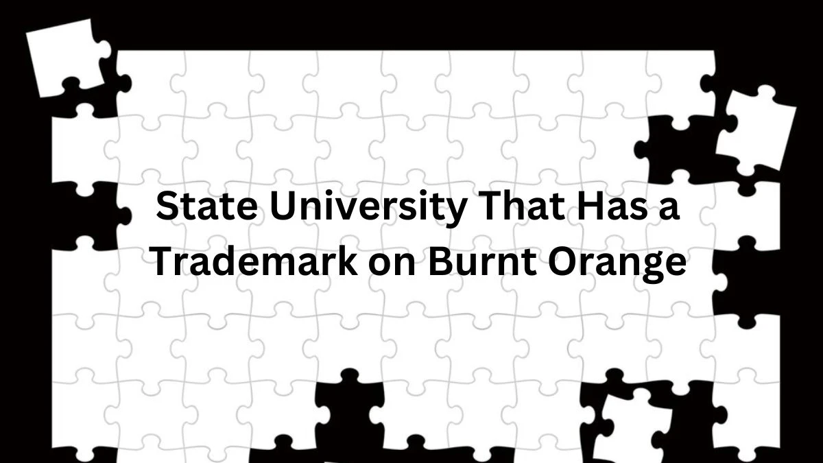 State University That Has a Trademark on Burnt Orange NYT Mini