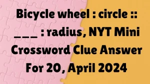 Bicycle Wheel Circle Radius Nyt  