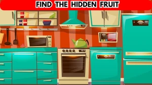 Genius IQ Test: Only 1% of Genius can spot the Hidden Fruit in this Image in 8 Secs