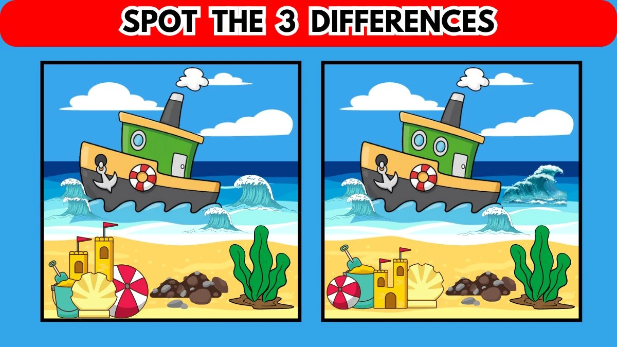 Optical Illusion Spot the Difference Picture Puzzle: Only Genius Can Spot the 3 Differences in this Image in 12 Secs
