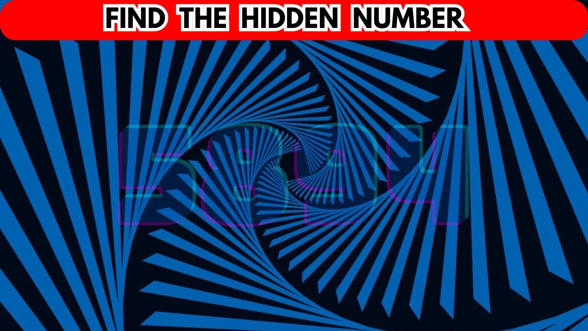 Picture Puzzle IQ Test:  Only Genius Can Find the Hidden Number in this Image in 7 Secs? Can you find it?
