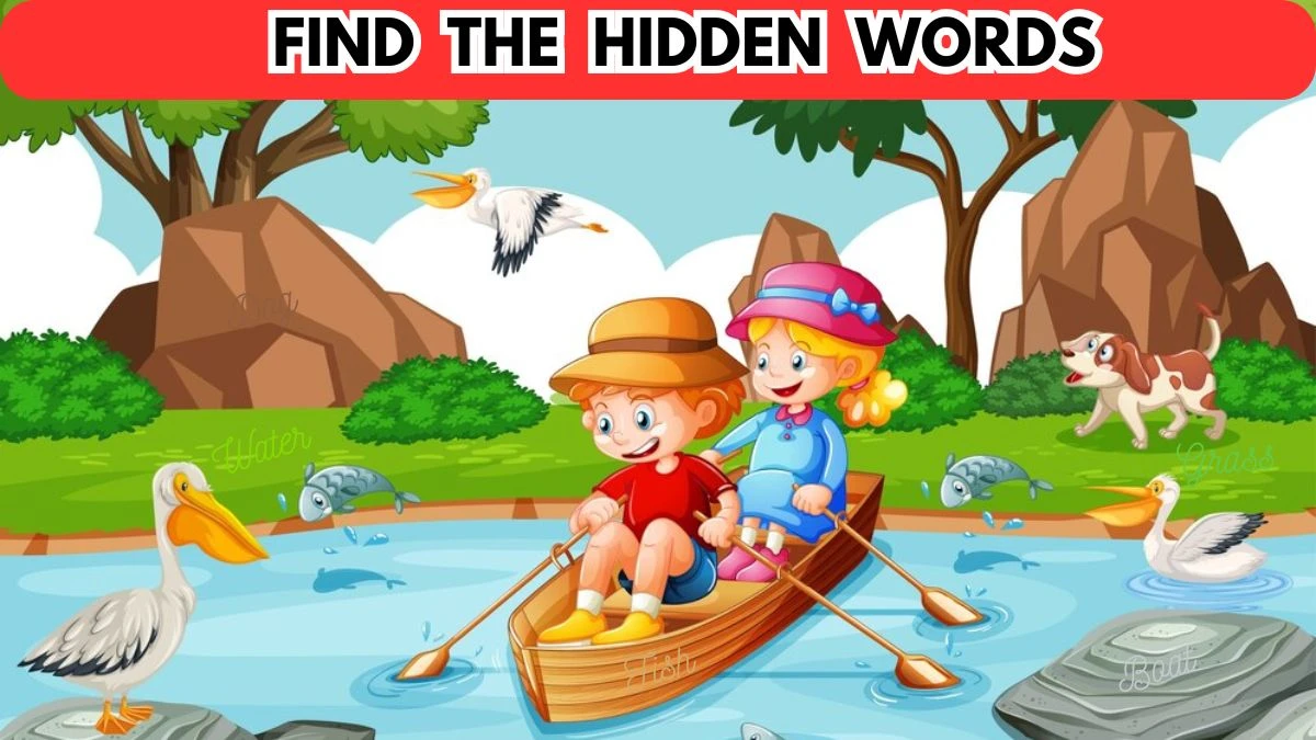Picture Puzzle IQ Test: Only Genius Can Spot the 5 Hidden Words in this Image in 8 Secs