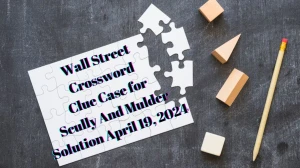 Wall Street Crossword Clue Case for Scully and Mulder Solution April 19, 2024