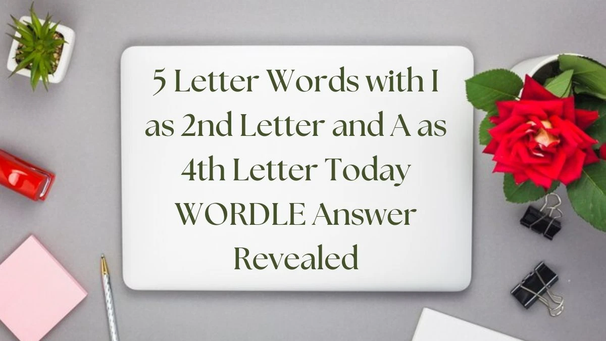 5 Letter Words with I as 2nd Letter and A as 4th Letter Today WORDLE Answer Revealed