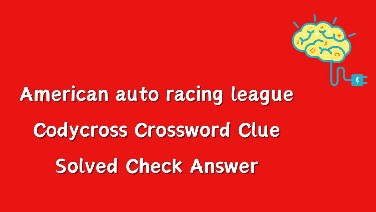 American auto racing league Codycross Crossword Clue Solved Check Answer