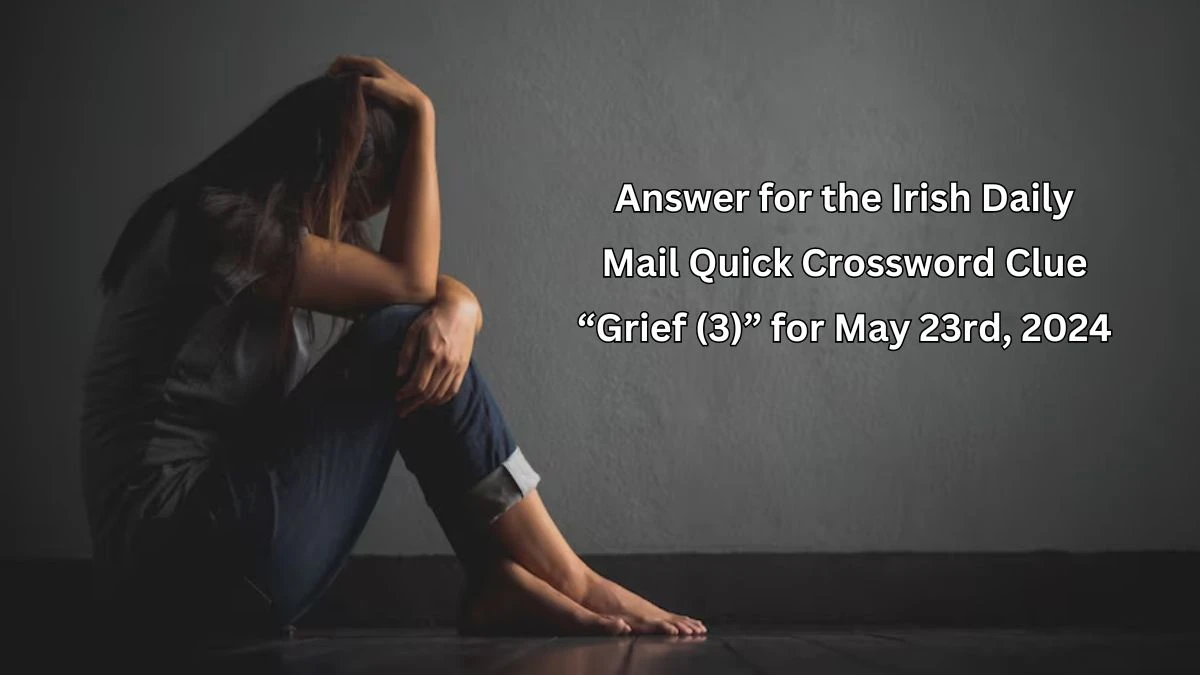 Answer for the Irish Daily Mail Quick Crossword Clue “Grief (3)” for May 23rd, 2024