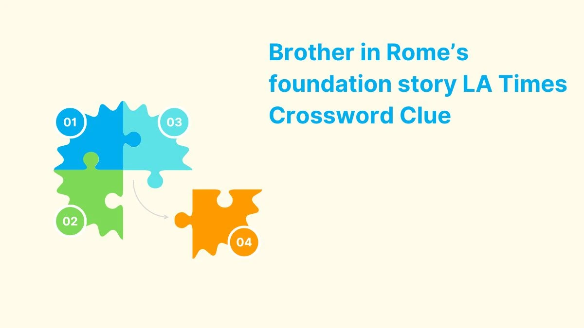 Brother in Rome’s foundation story LA Times Crossword Clue Answer May 23, 2024