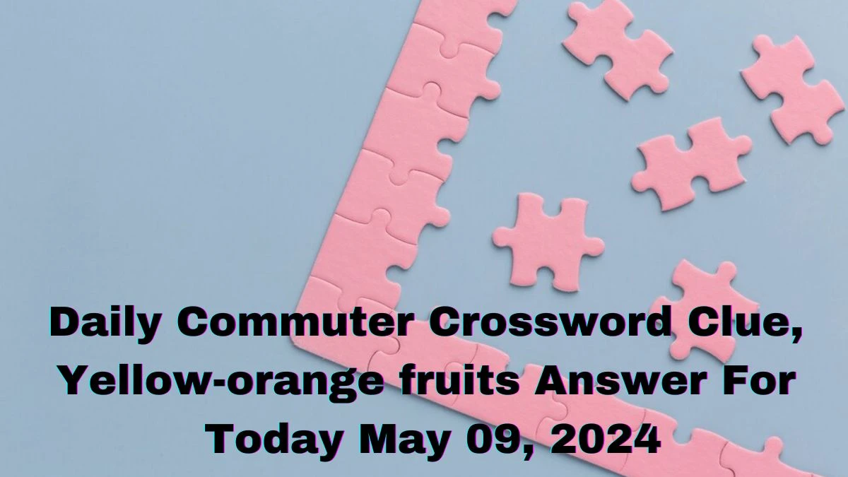 Daily Commuter Crossword Clue, Yellow-orange fruits Answer For Today May 09, 2024