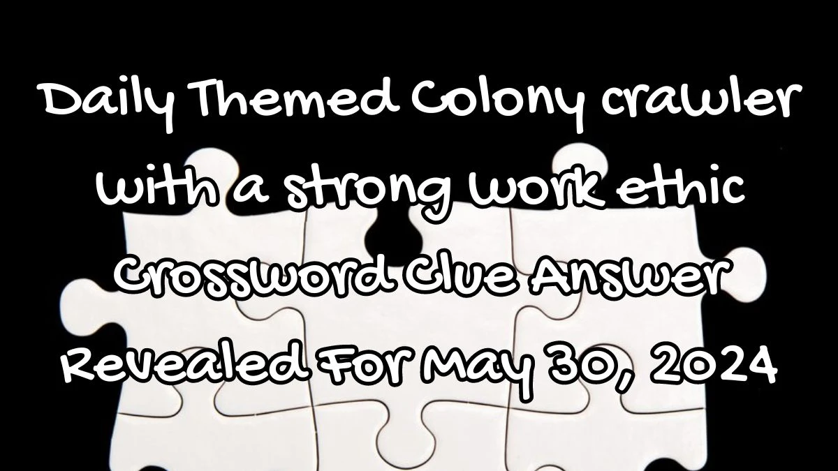 Daily Themed Colony Crawler With A Strong Work Ethic Crossword Clue   Daily Themed Colony Crawler With A Strong Work Ethic Crossword Clue Answer Revealed For Ma 665810b80563361729432 1200.webp