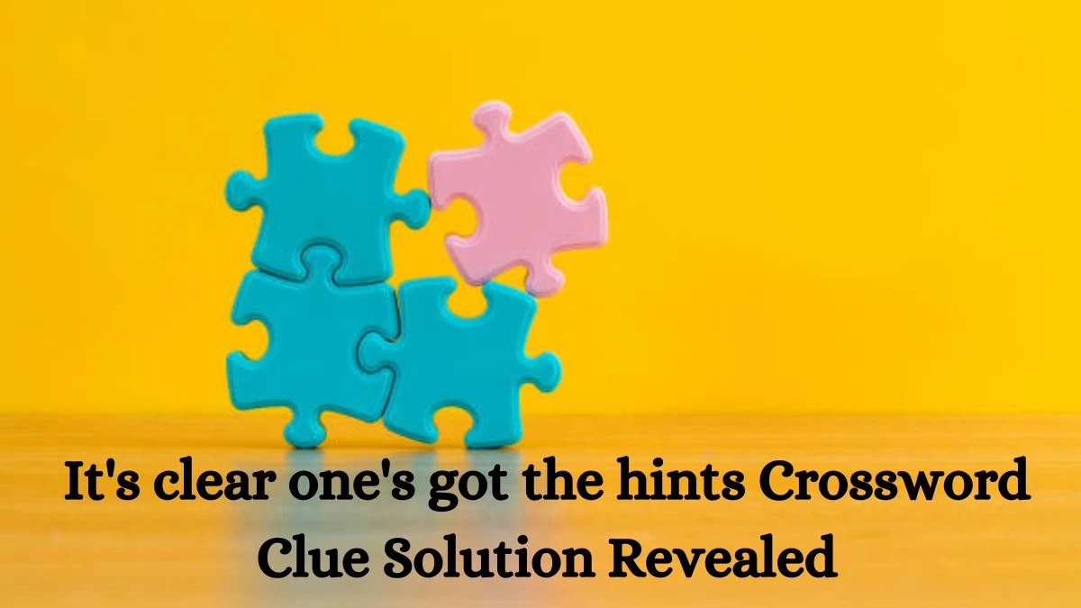 It's clear one's got the hints Crossword Clue Solution Revealed