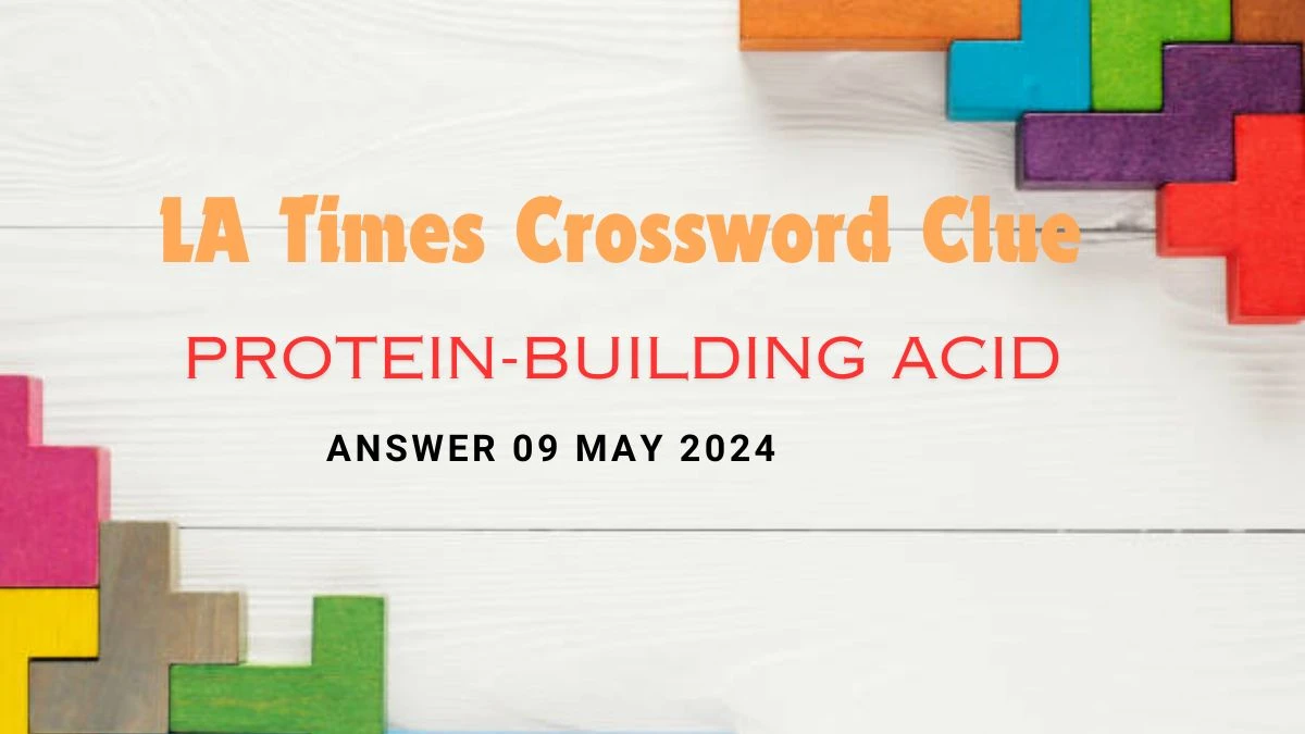 LA Times Crossword Clue Protein-Building Acid Answer Undisclosed on 09 May 2024